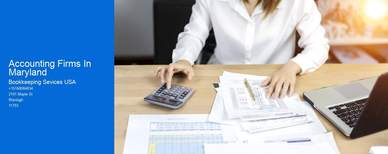 Accounting Firms In Maryland